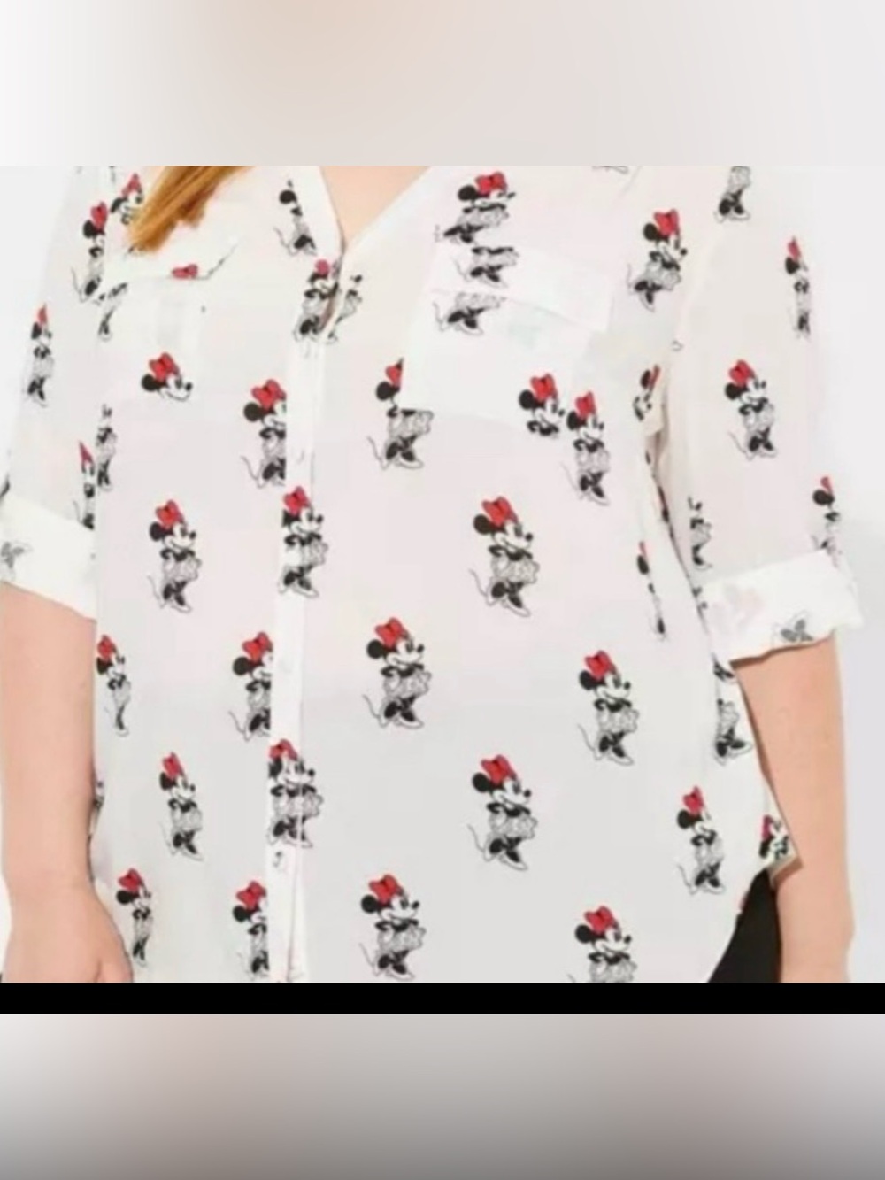 Torrid Minnie Mouse top